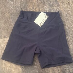 Wilo Women's Dark Blue Bike Shorts 4” inseam